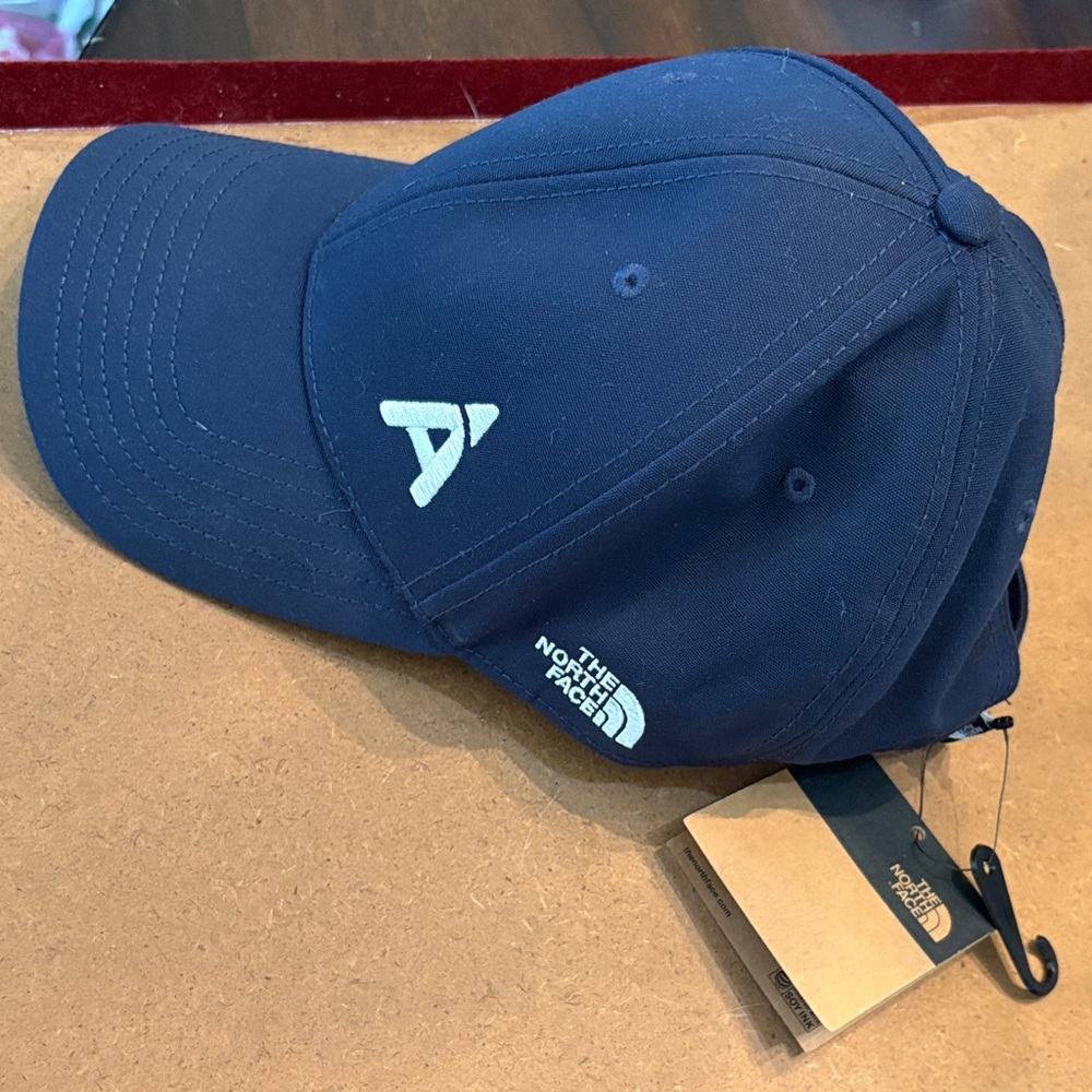 The North Face Unisex Navy Cap with White Logo